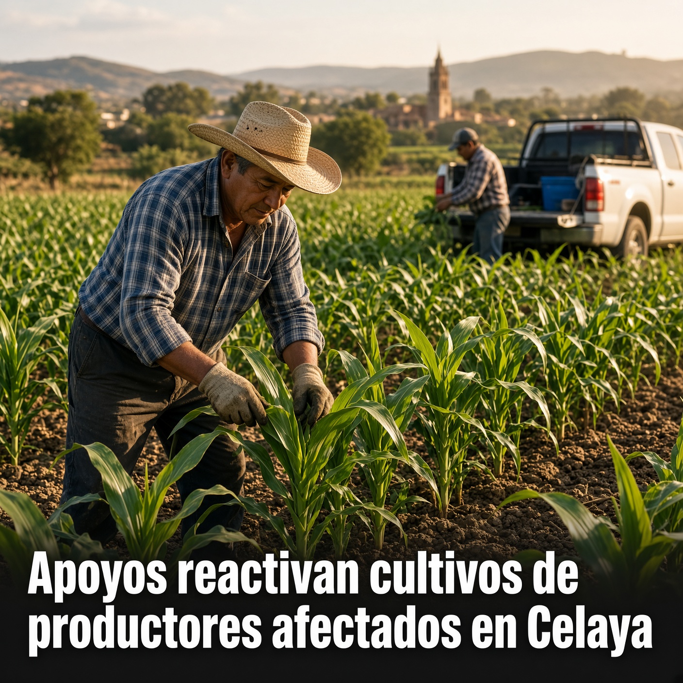 Apoyos reactivan cultivos de productores afectados en Celaya