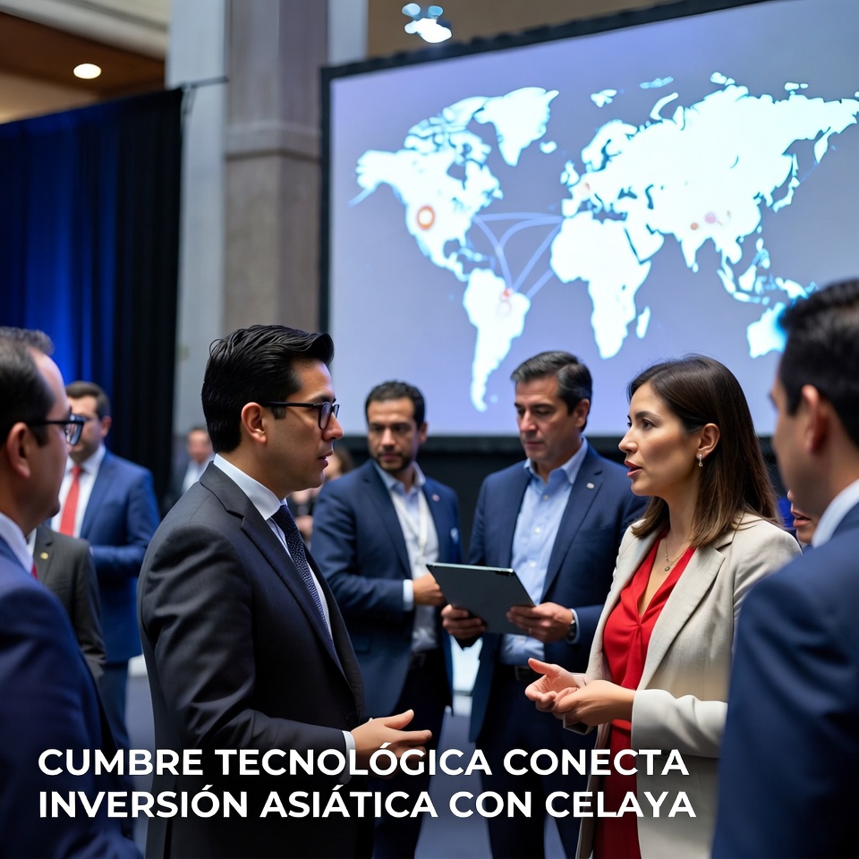 Cumbre tecnológica conecta inversión asiática con Celaya
