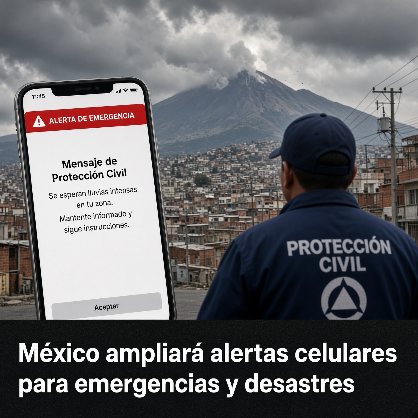 México ampliará alertas celulares para emergencias