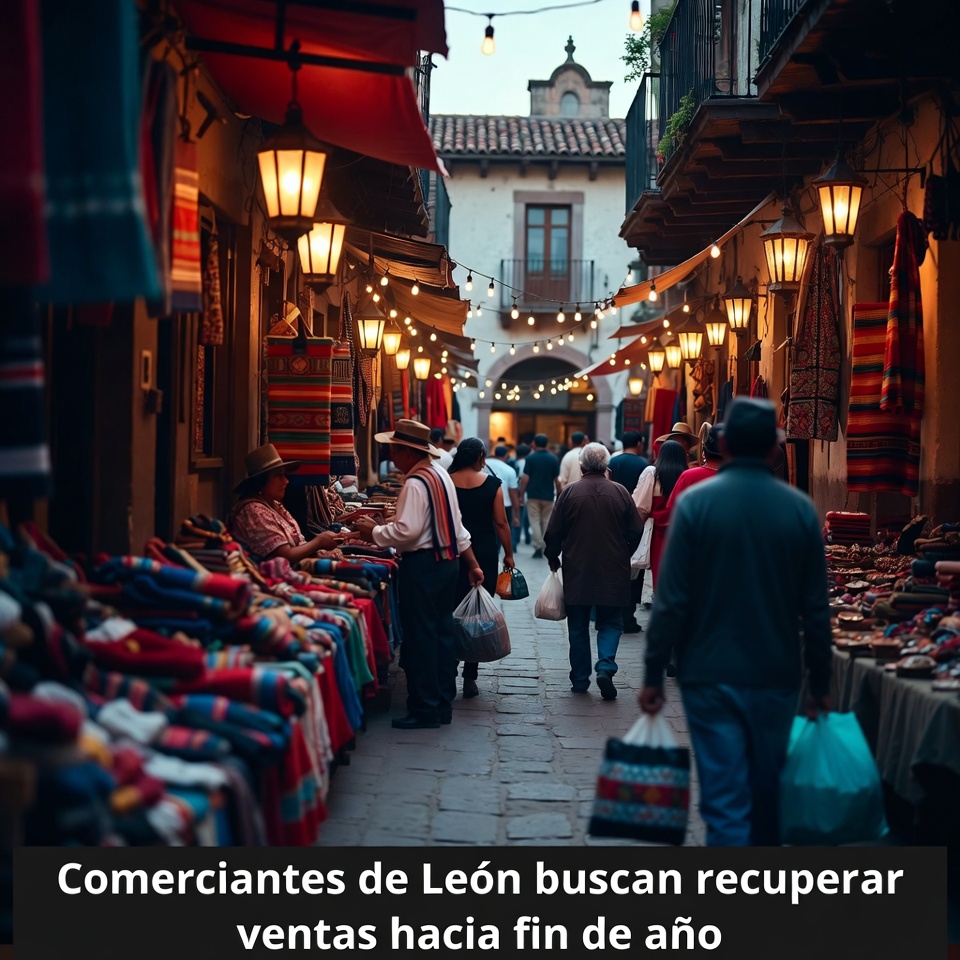 Comerciantes de León buscan recuperar ventas