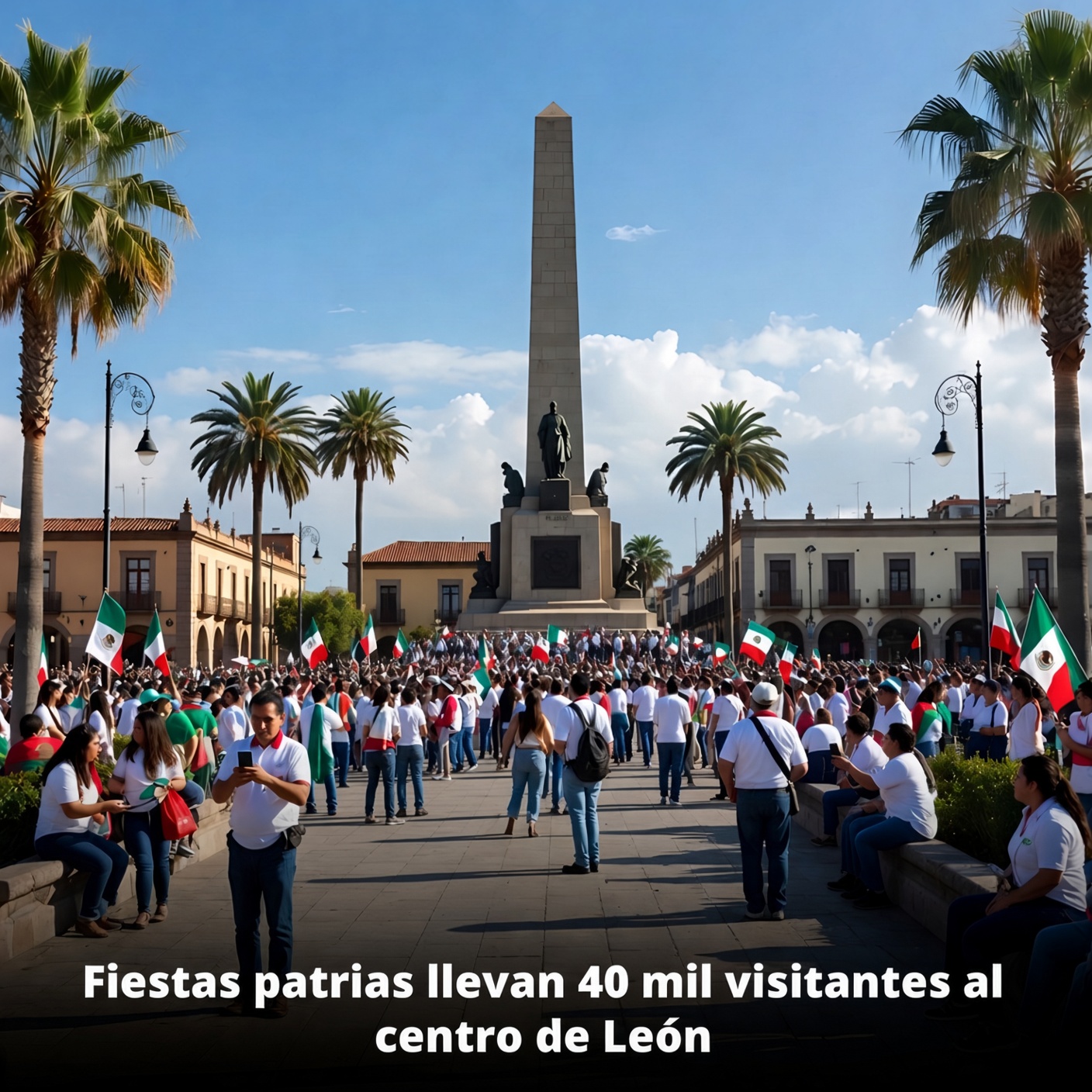 Celebraciones patrias llevan consumo al centro de León