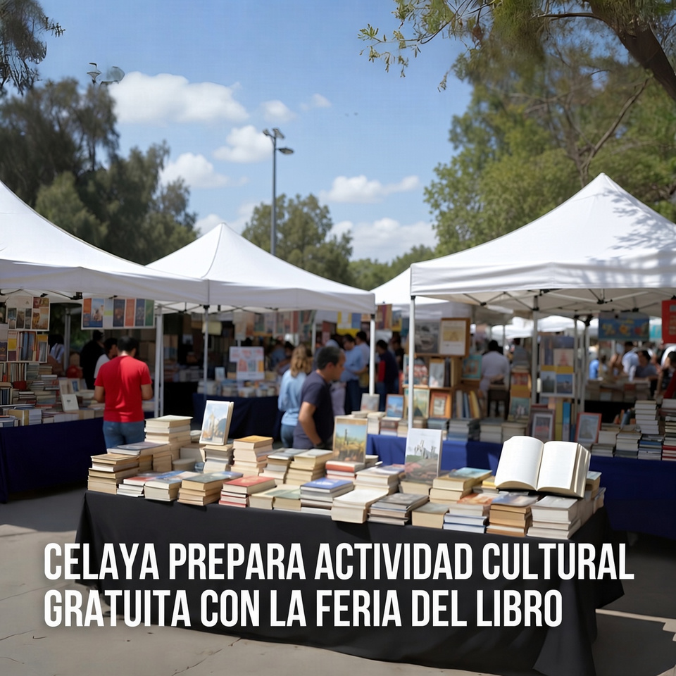 Celaya prepara actividad cultural gratuita con la Feria del Libro