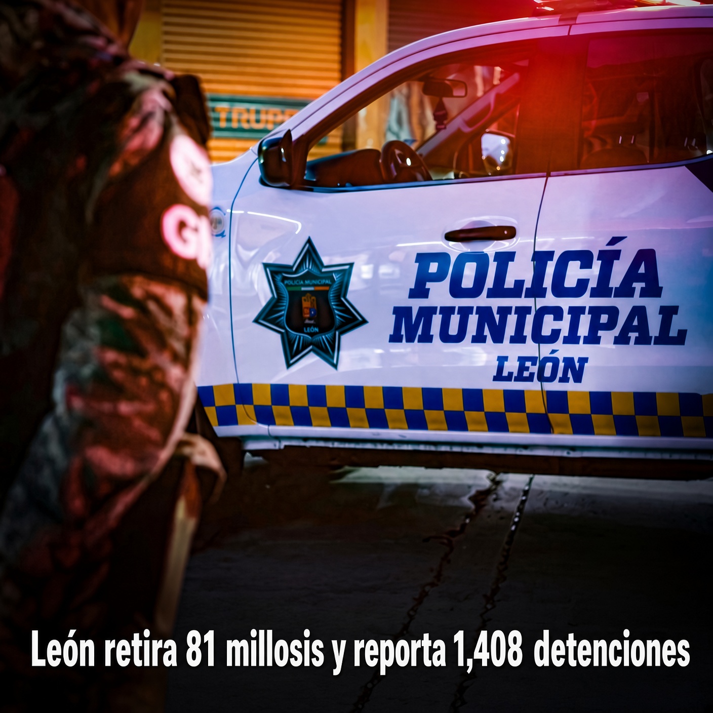 León reporta decomisos y detenciones por drogas
