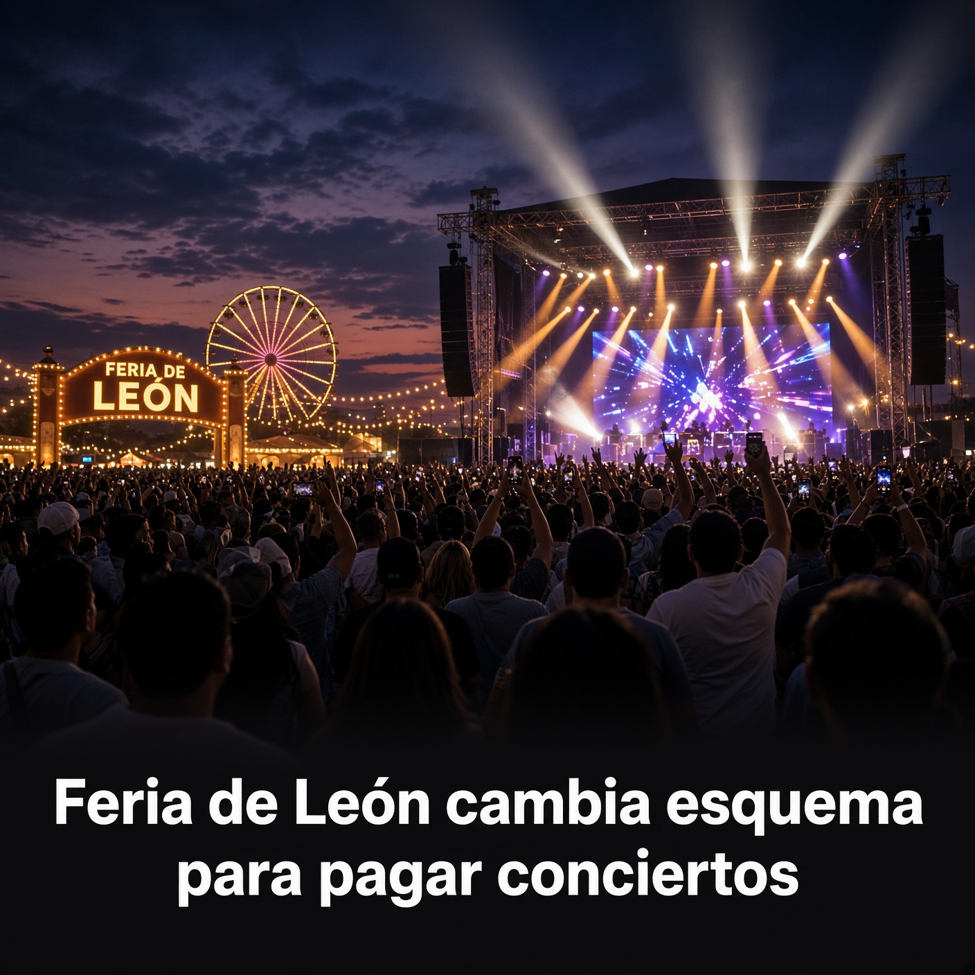 Feria de León cambia esquema para pagar conciertos