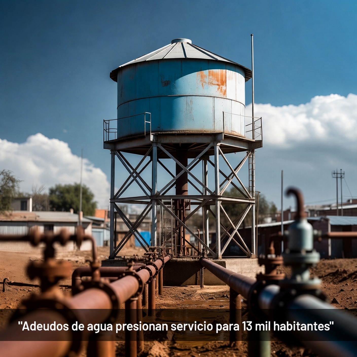 Adeudos de agua presionan servicio en Valtierrilla