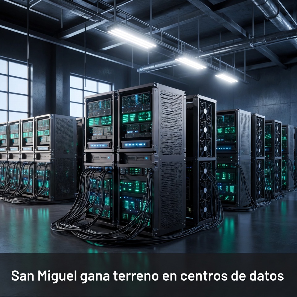 San Miguel gana terreno en centros de datos