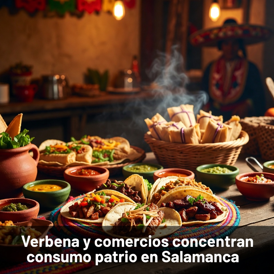 Verbena impulsa comercio patrio en Salamanca