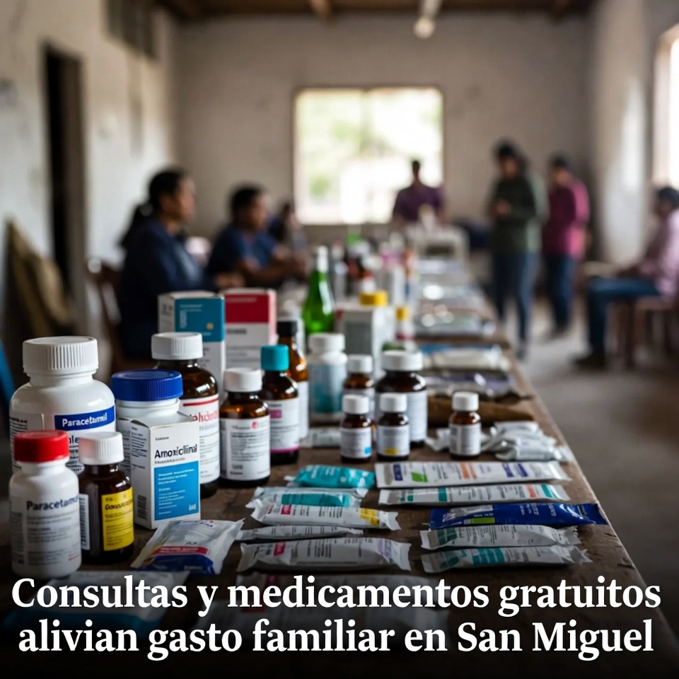 Consultas gratuitas alivian gasto familiar en San Miguel