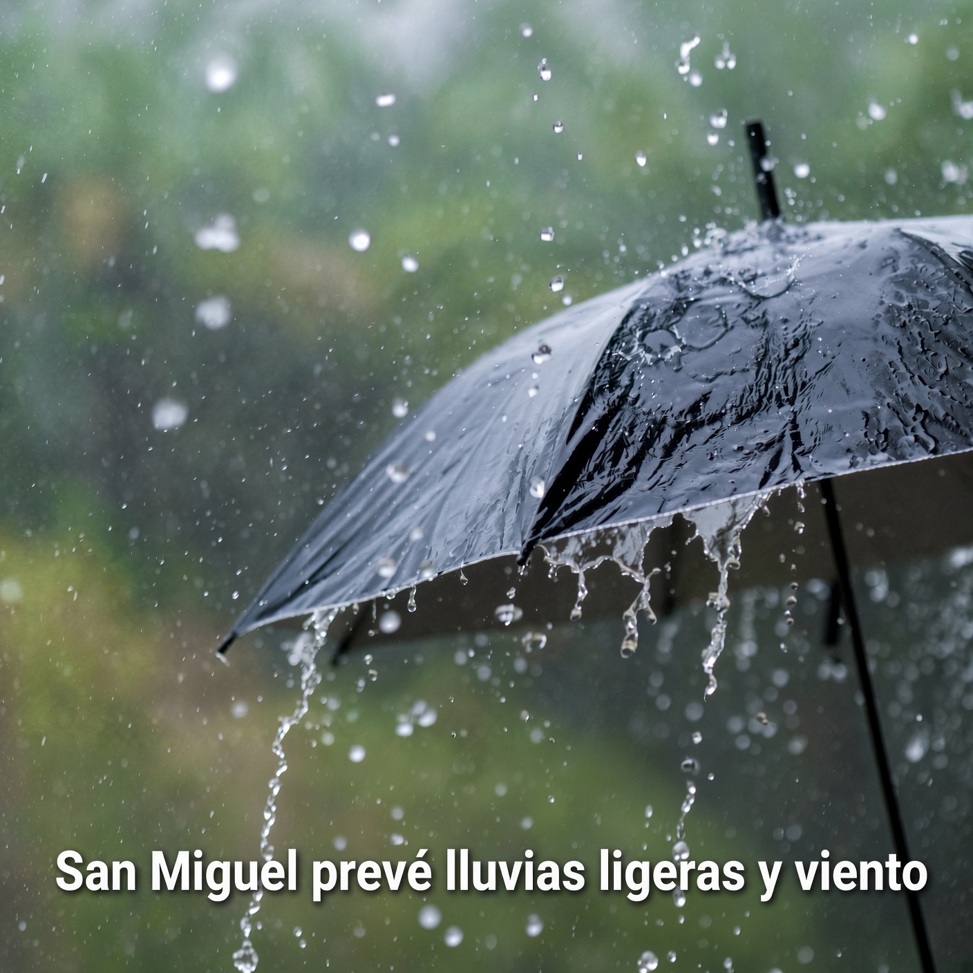 San Miguel prevé lluvias ligeras y viento