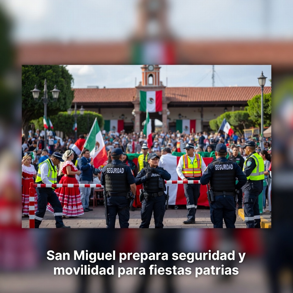 San Miguel prepara seguridad para fiestas patrias