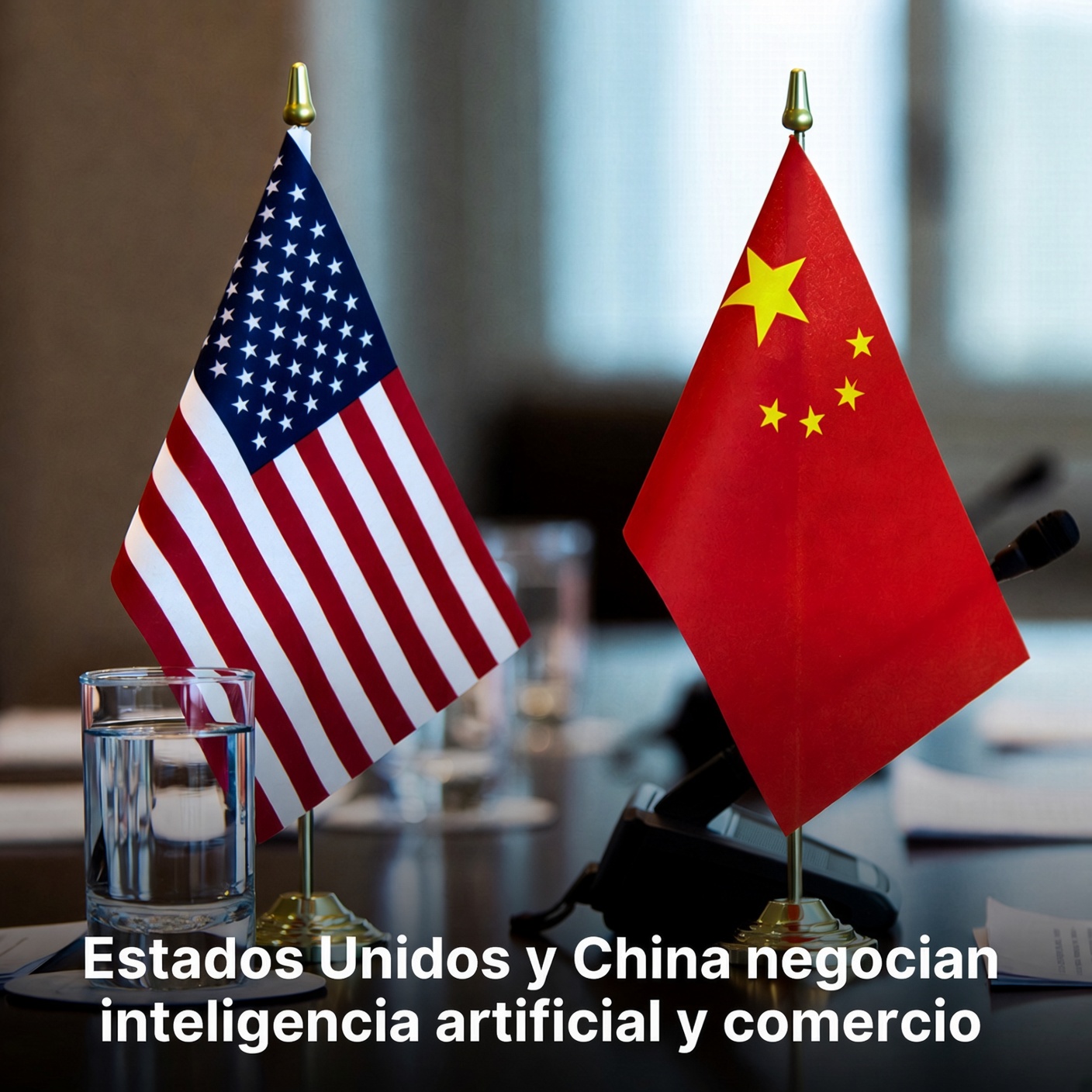 Estados Unidos y China negocian inteligencia artificial y comercio