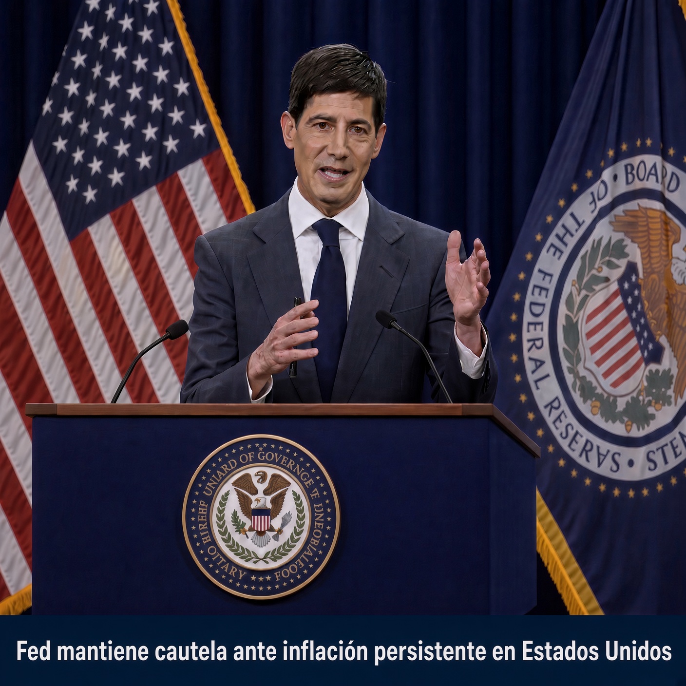Fed mantiene cautela ante inflación persistente en Estados Unidos