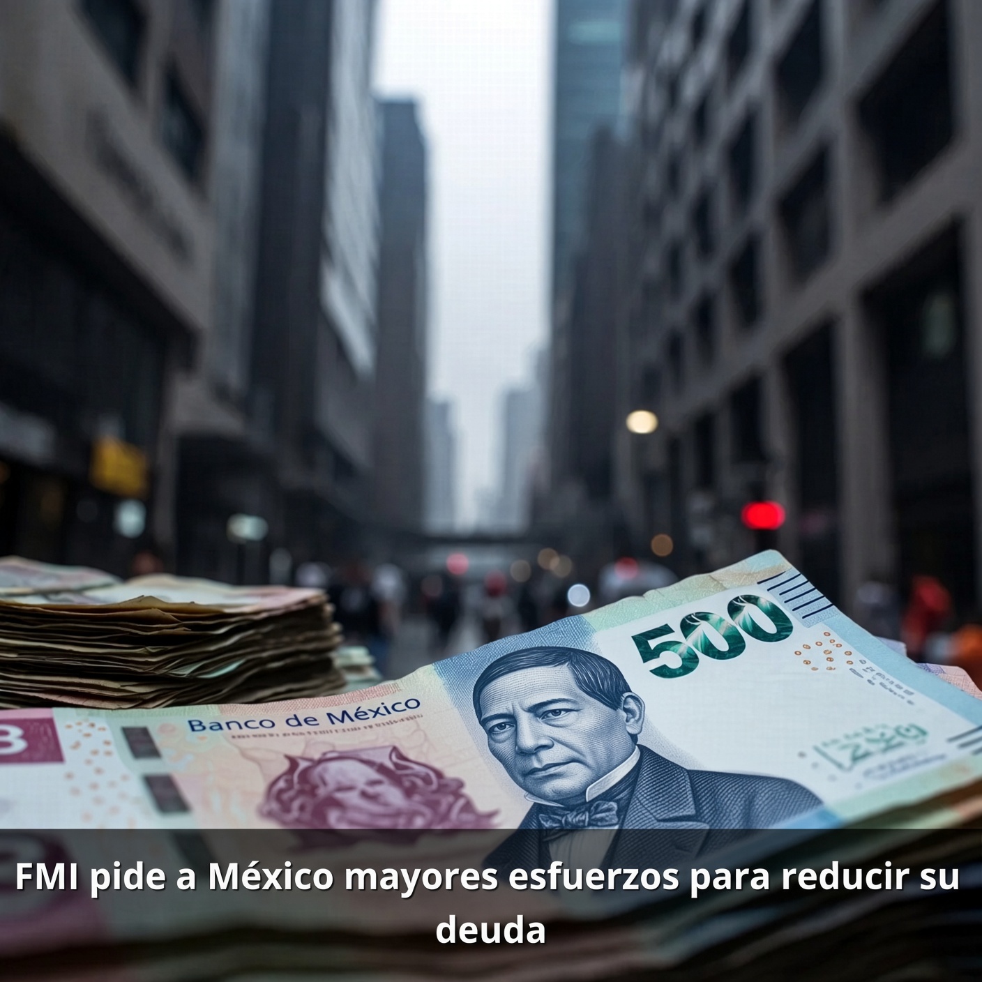 FMI pide a México mayores esfuerzos para reducir su deuda