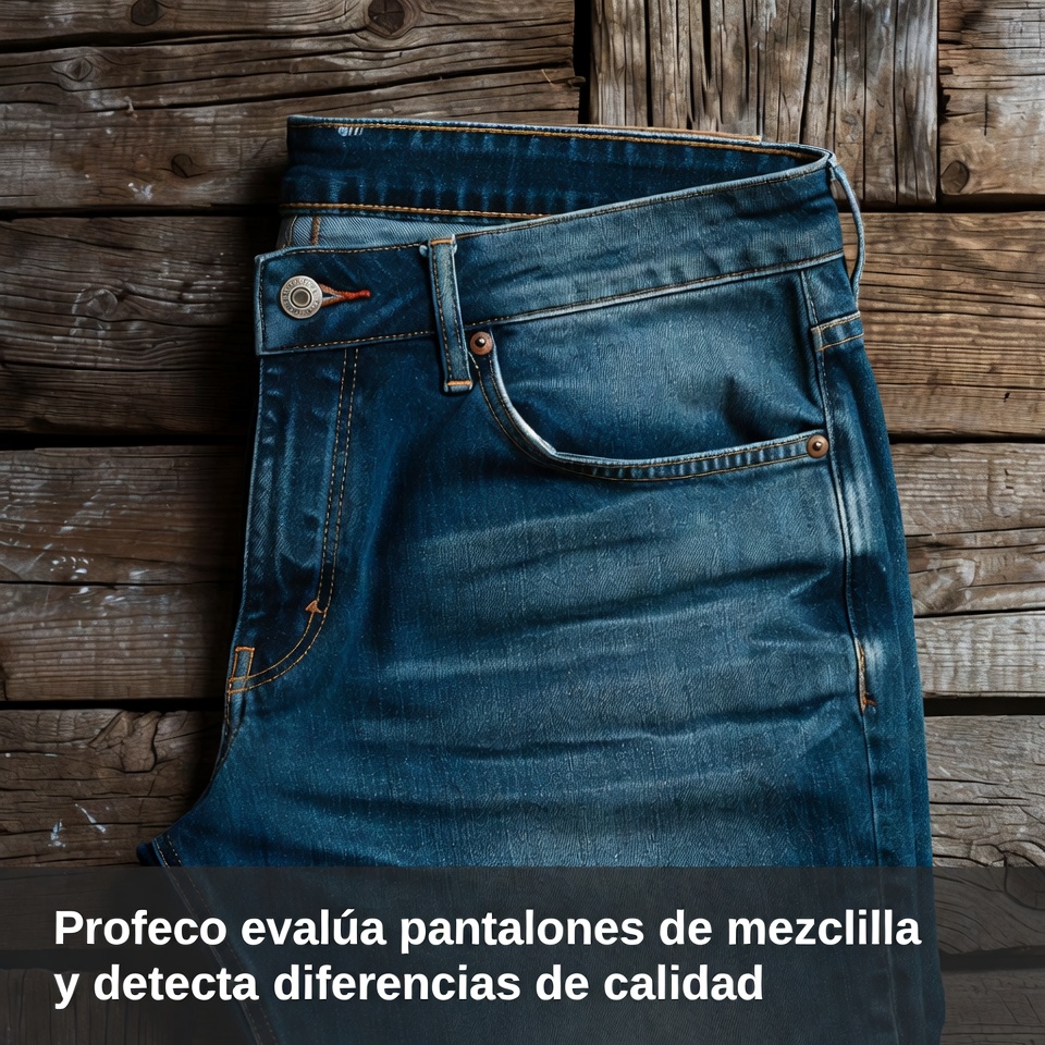 Profeco evalúa pantalones de mezclilla y detecta diferencias de calidad