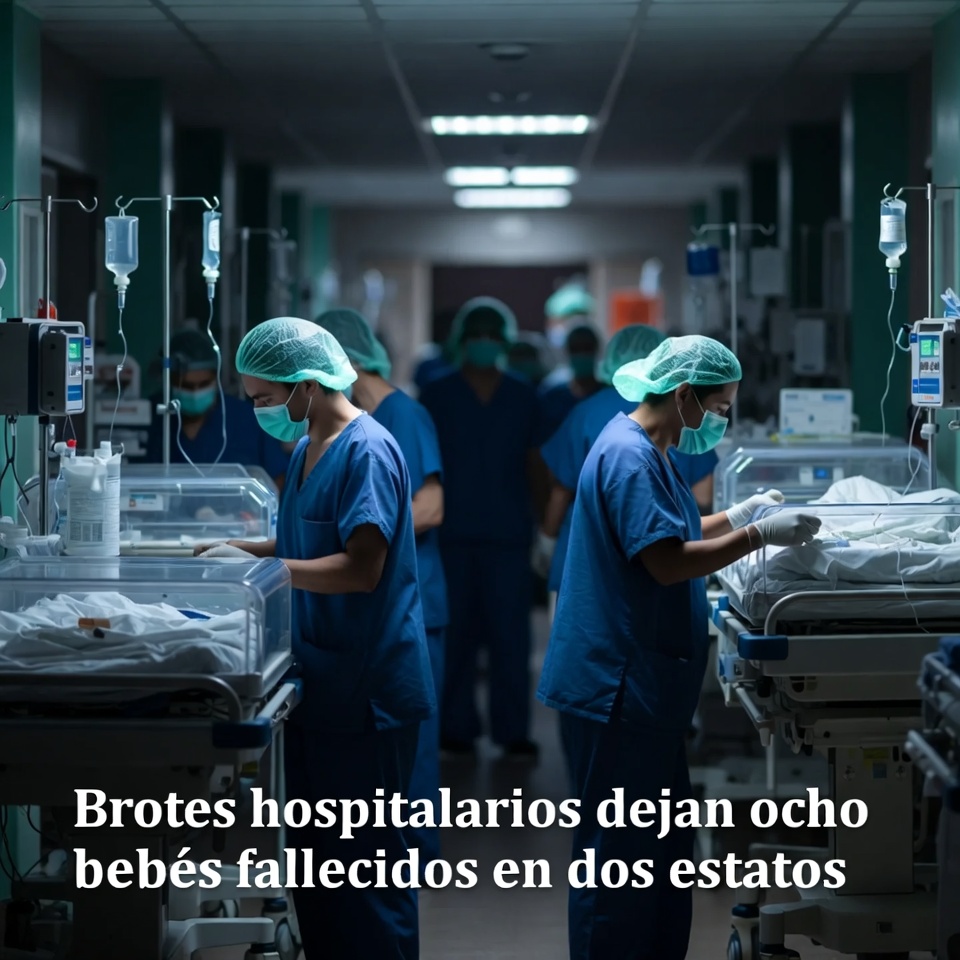 Brotes hospitalarios dejan ocho bebés fallecidos en dos estados