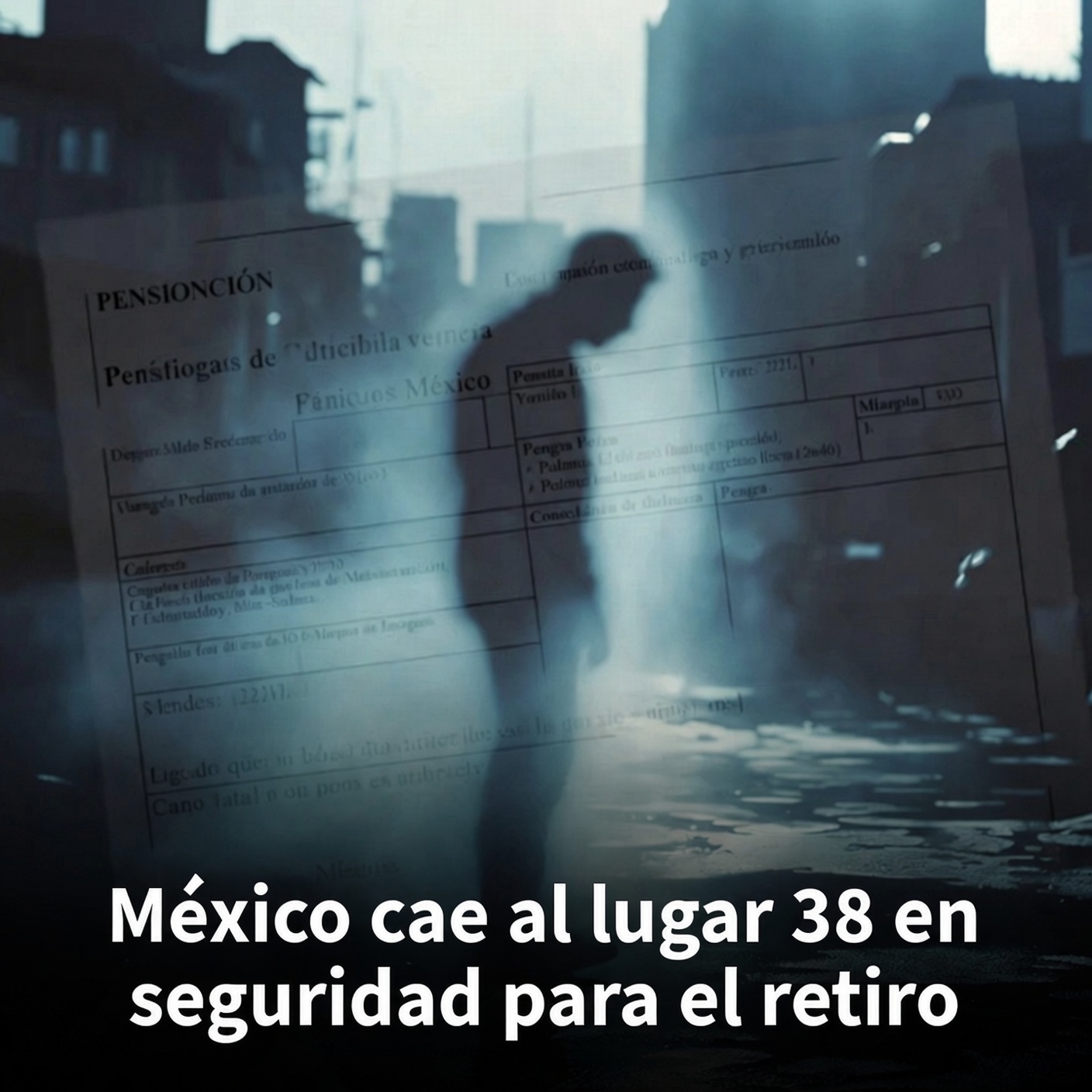 México cae al lugar 38 en seguridad para el retiro