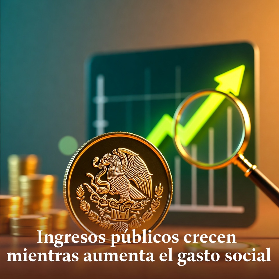 Ingresos públicos crecen mientras aumenta el gasto social