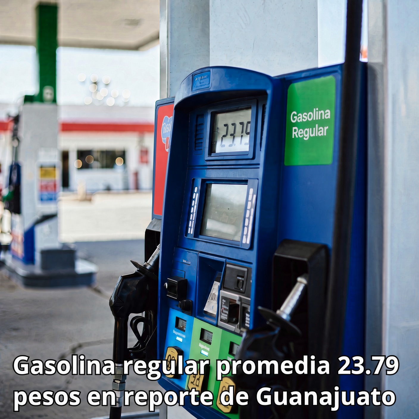 Gasolina regular promedia 23.79 pesos en reporte de Guanajuato