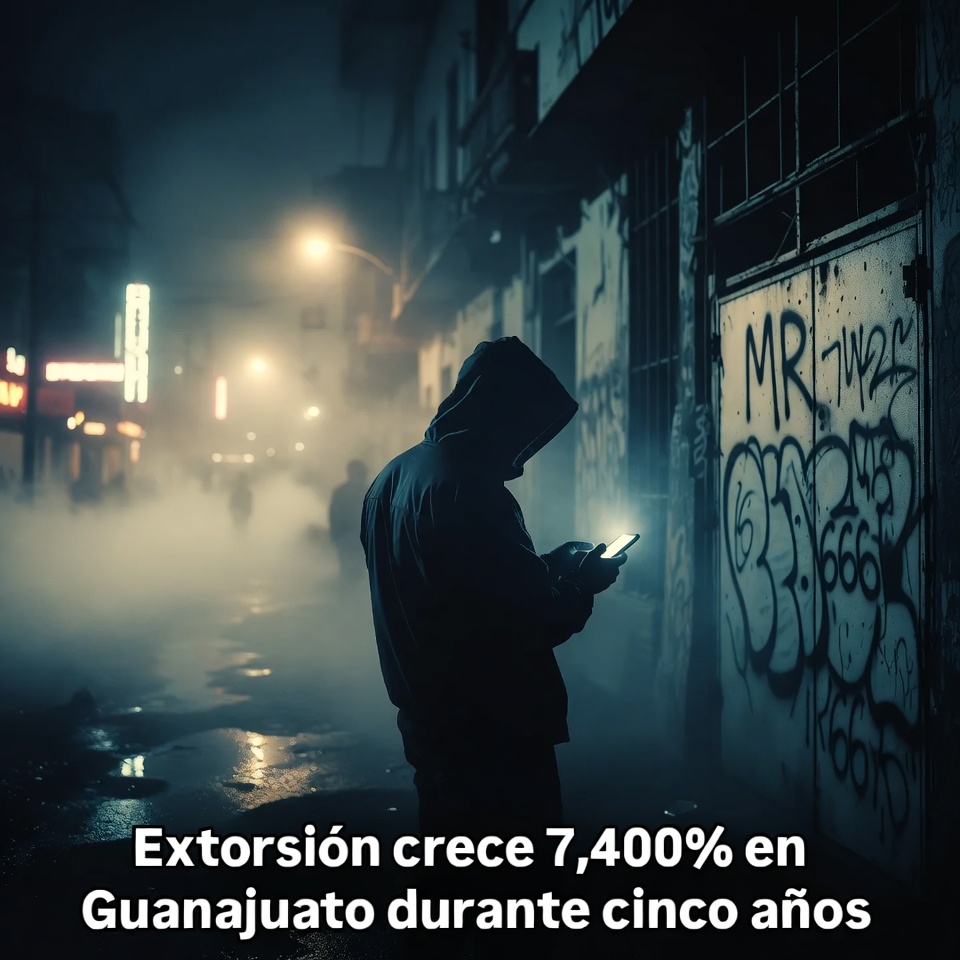 Extorsión crece 7,400% en Guanajuato durante cinco años