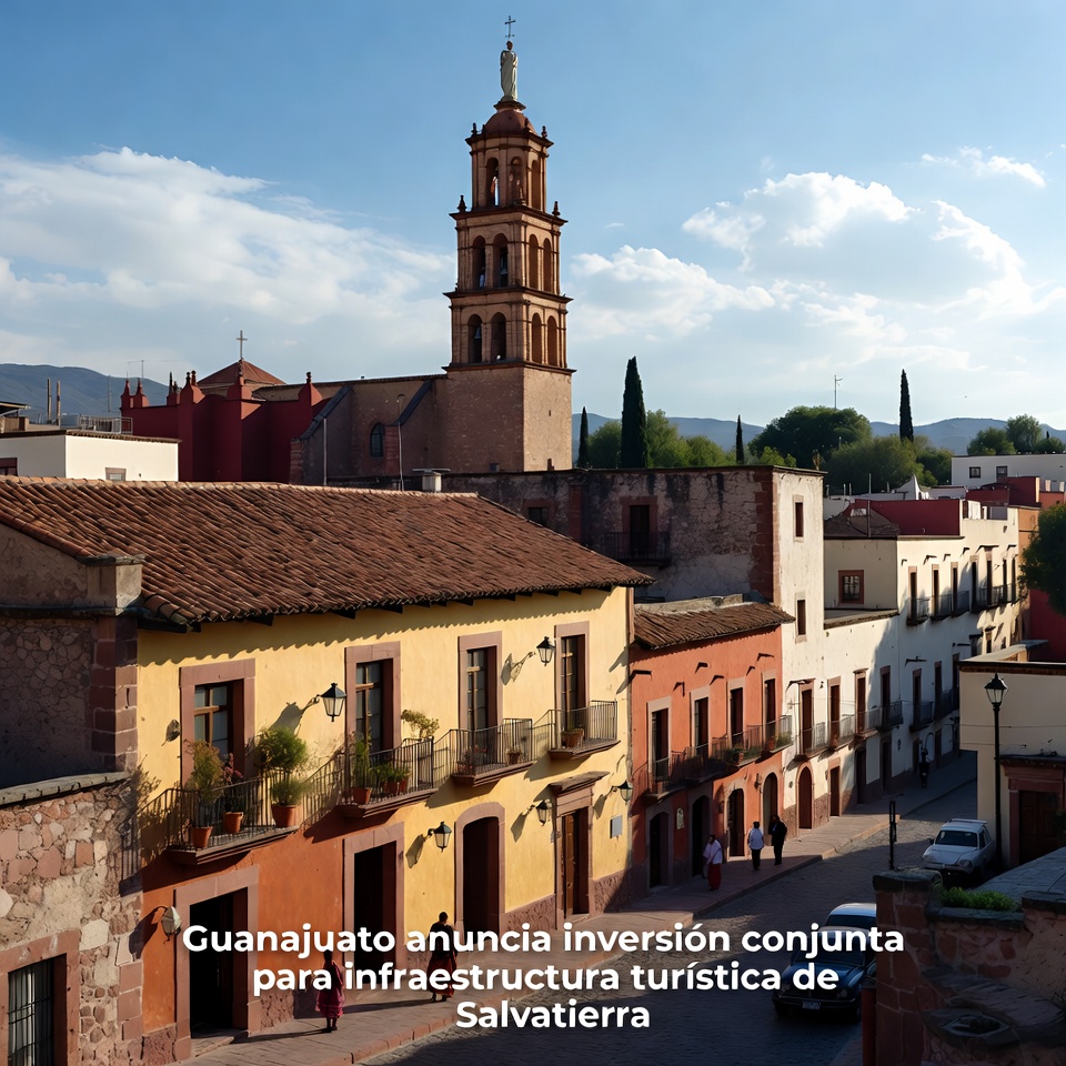 Guanajuato anuncia inversión conjunta para infraestructura turística de Salvatierra