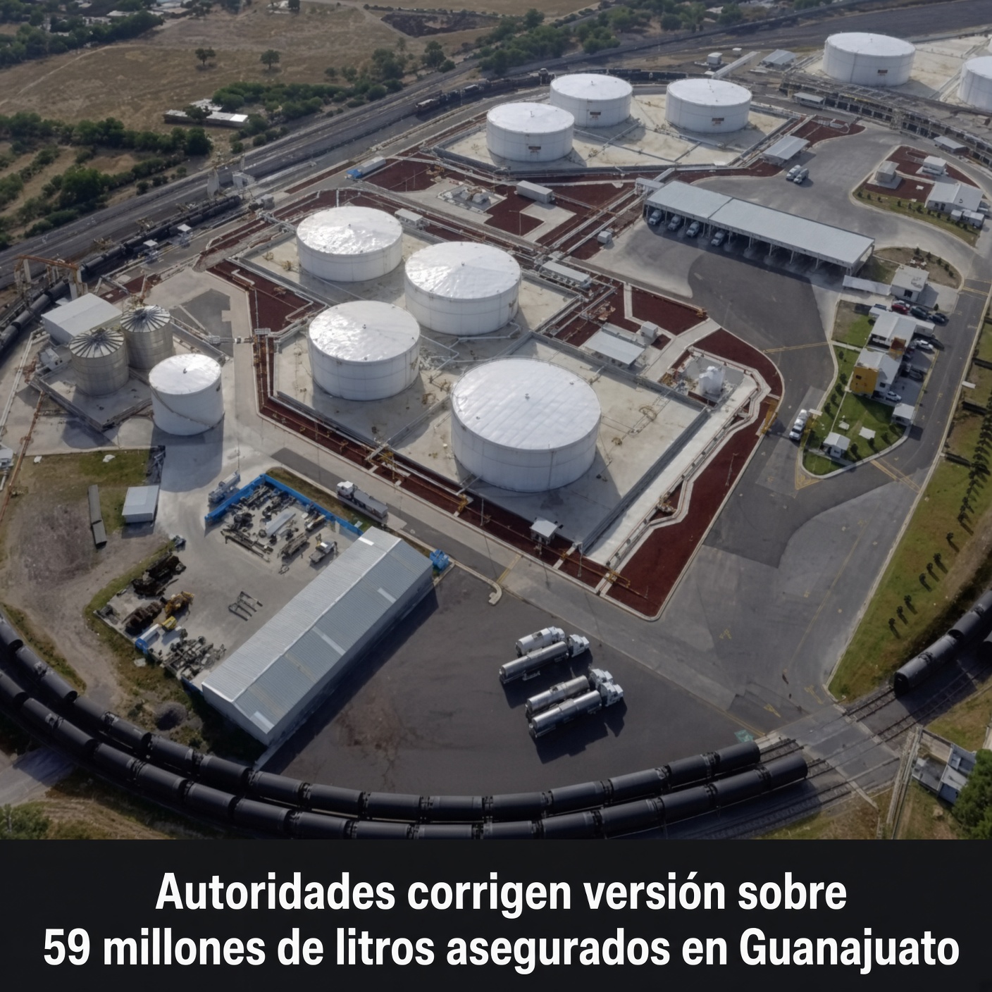 Autoridades corrigen versión sobre 59 millones de litros asegurados en Guanajuato