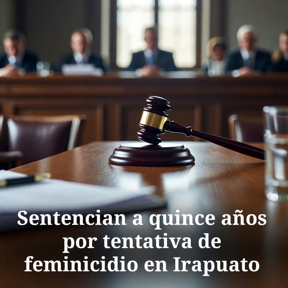 Sentencian a quince años por tentativa de feminicidio en Irapuato