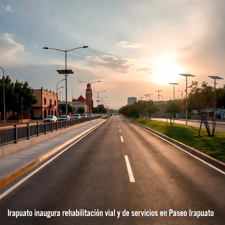 Irapuato inaugura rehabilitación vial y de servicios en Paseo Irapuato