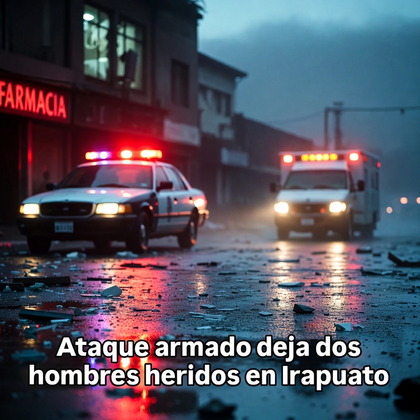 Ataque armado deja dos hombres heridos en Irapuato