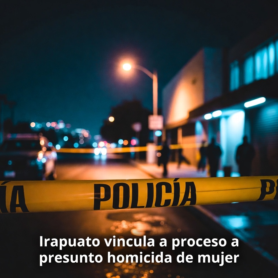 Irapuato vincula a proceso a presunto homicida de mujer