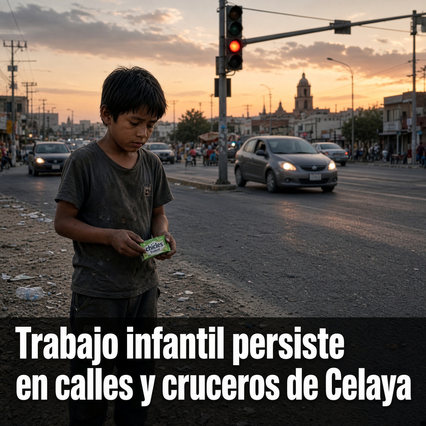 Trabajo infantil persiste en calles y cruceros de Celaya