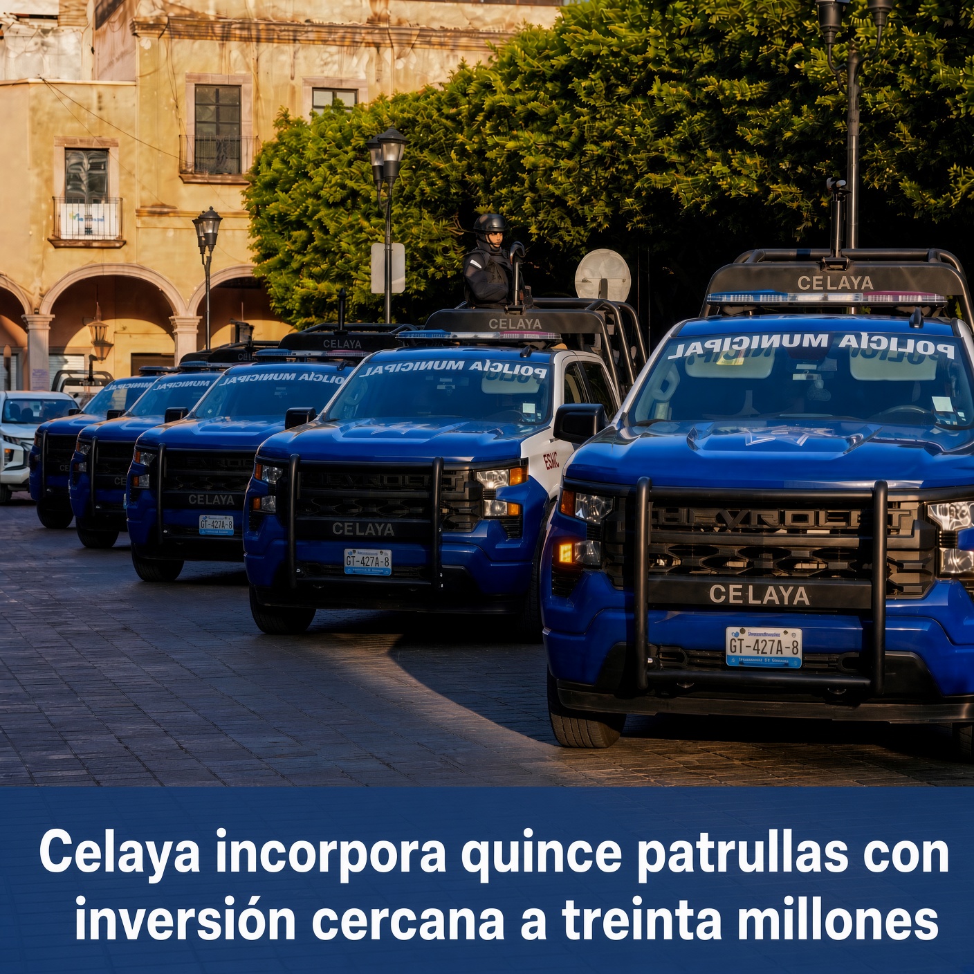 Celaya incorpora quince patrullas con inversión cercana a treinta millones