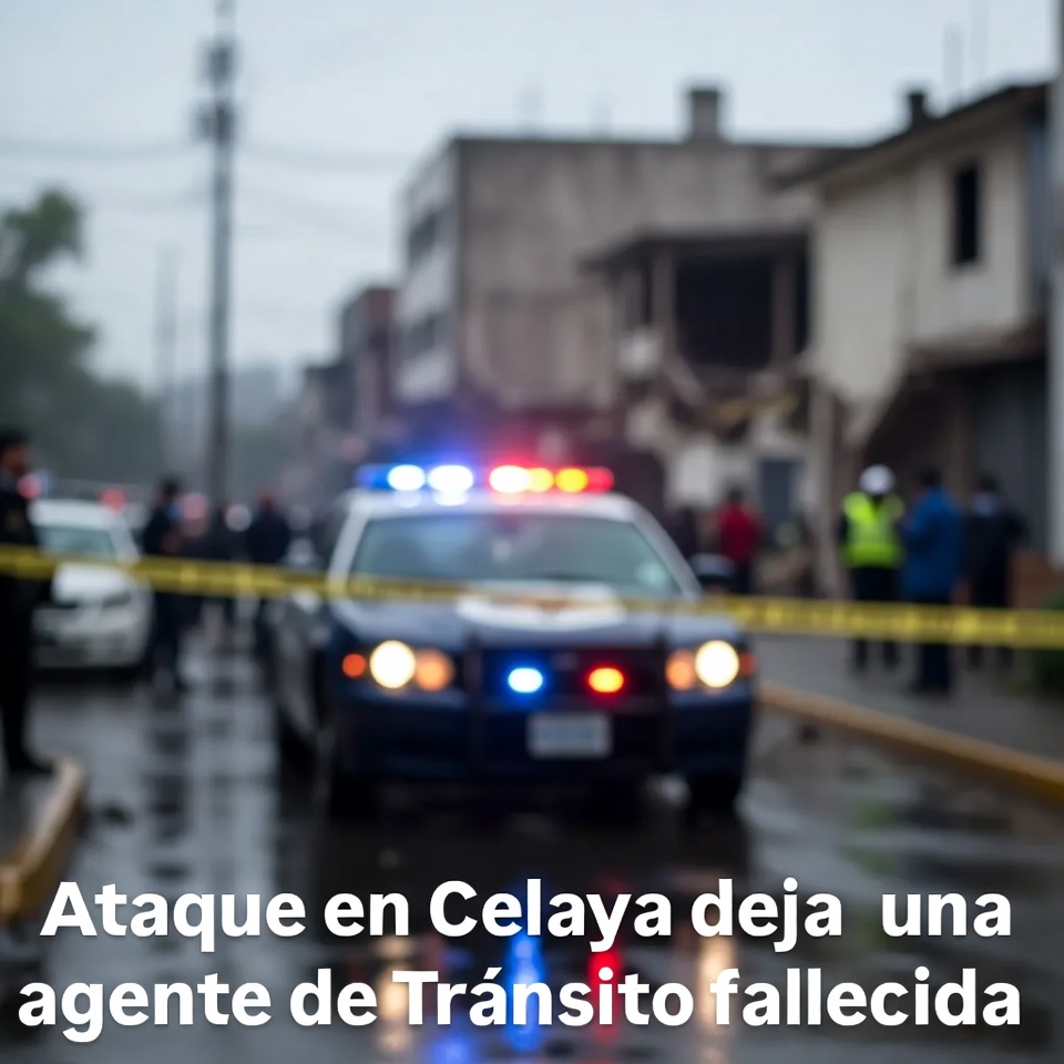 Ataque en Celaya deja una agente de Tránsito fallecida