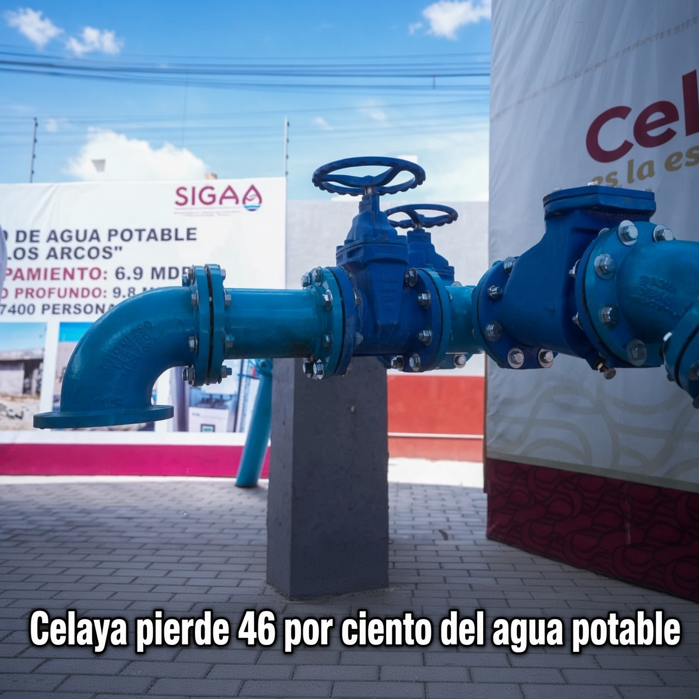 Celaya pierde 46 por ciento del agua potable