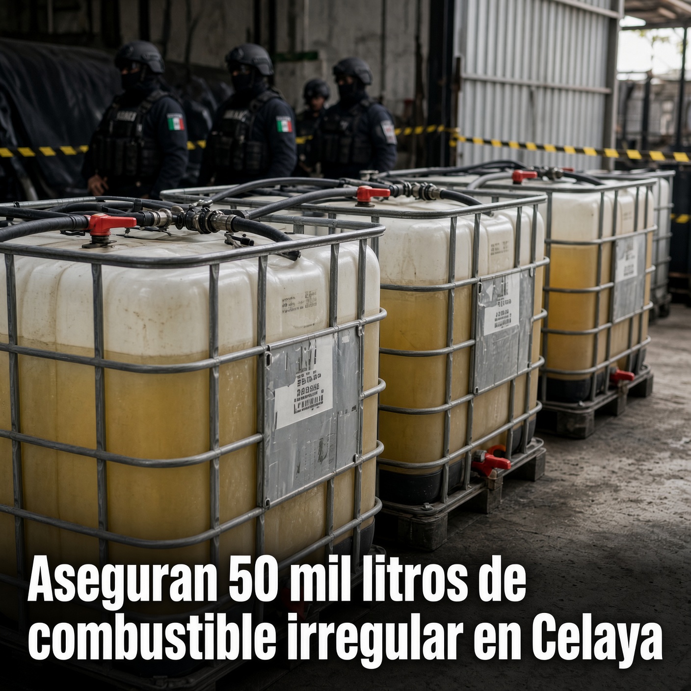 Aseguran 50 mil litros de combustible irregular en Celaya