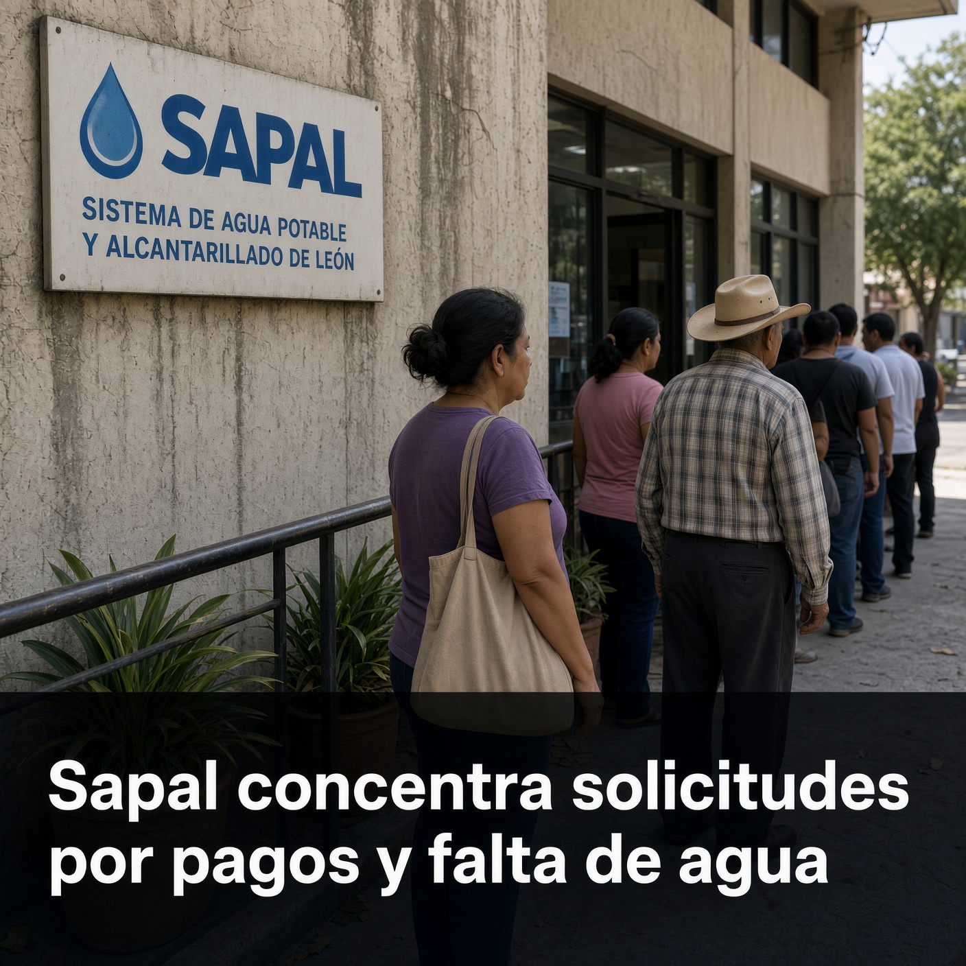 Sapal concentra solicitudes por pagos y falta de agua