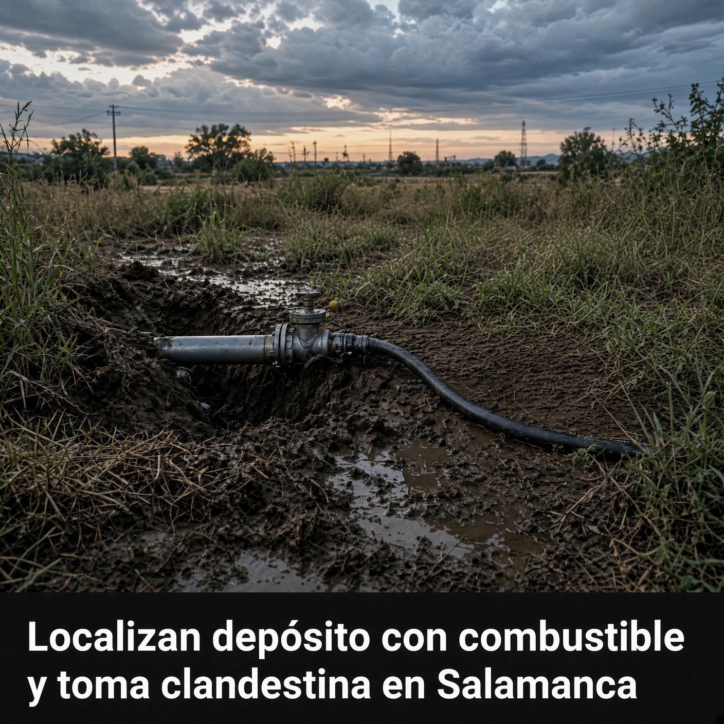 Localizan depósito con combustible y toma clandestina en Salamanca