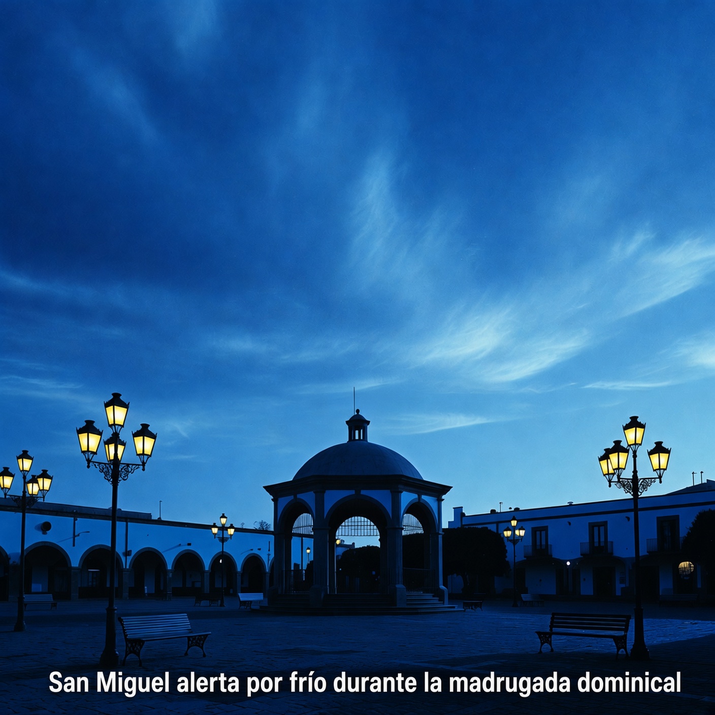 San Miguel alerta por frío durante la madrugada dominical