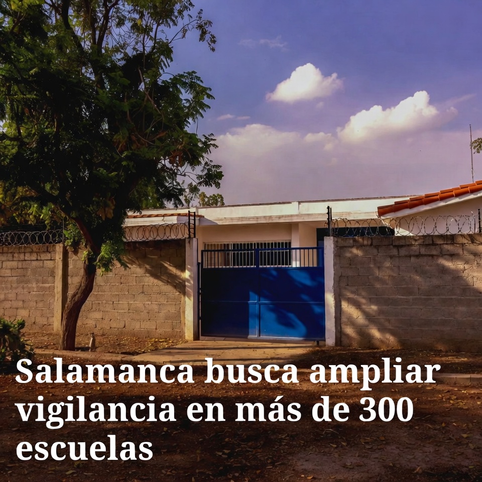 Salamanca busca ampliar vigilancia en más de 300 escuelas