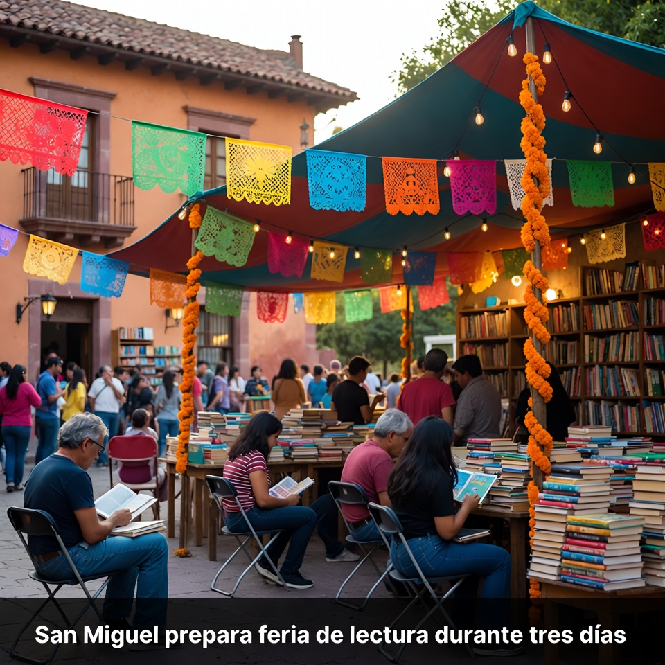 San Miguel prepara feria de lectura durante tres días