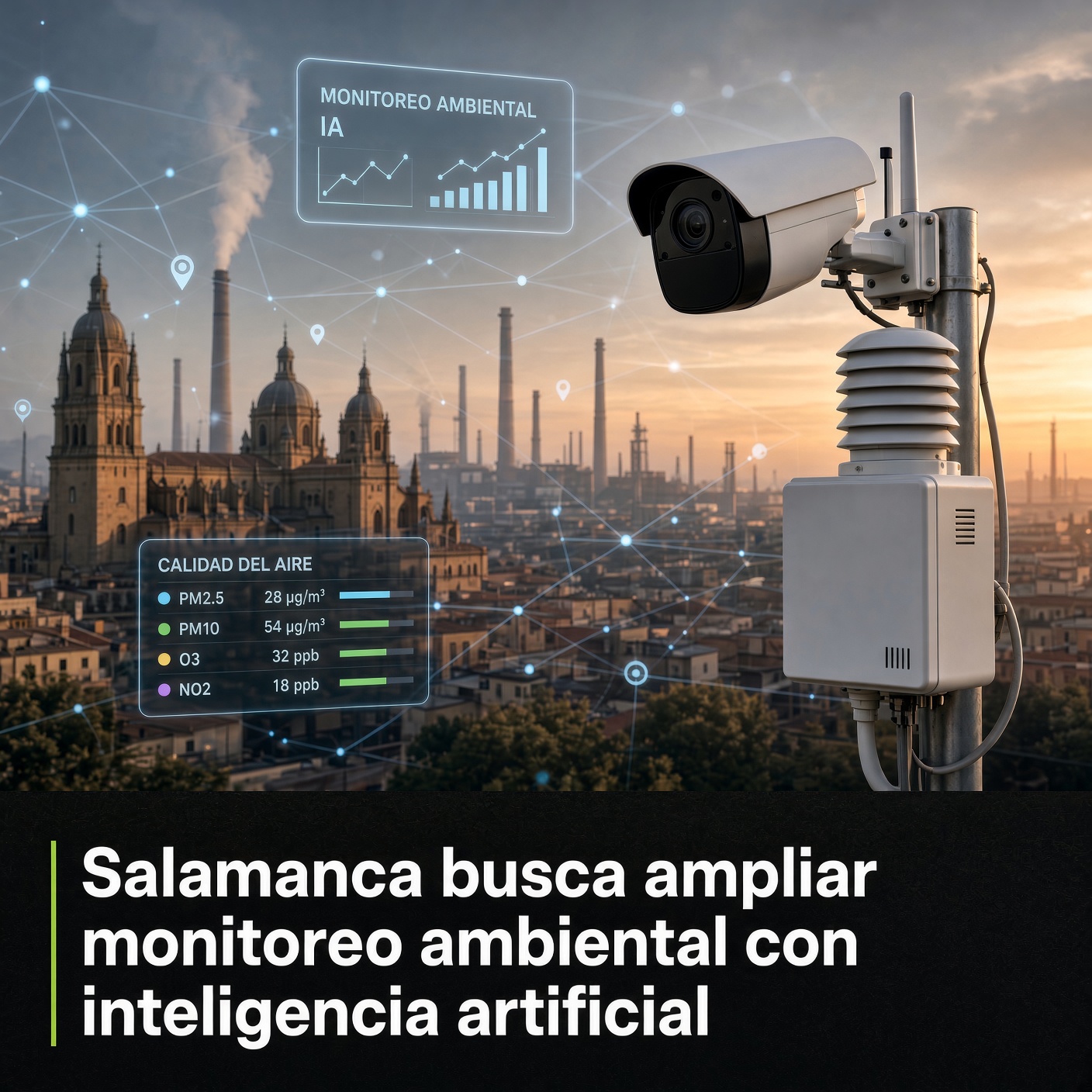 Salamanca busca ampliar monitoreo ambiental con inteligencia artificial
