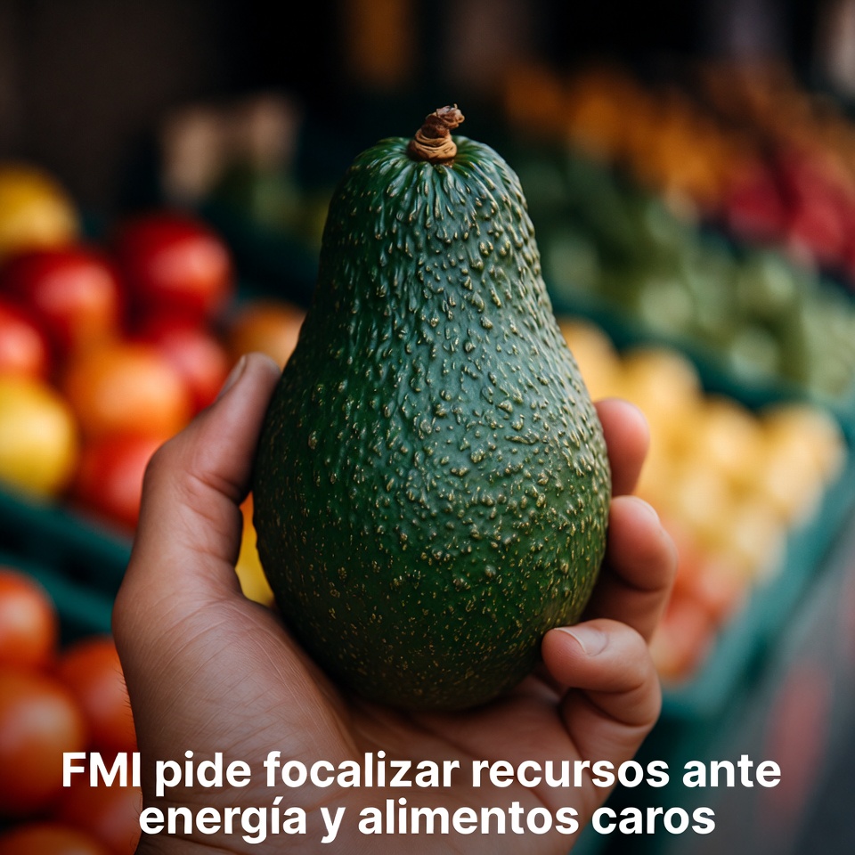 FMI pide focalizar recursos ante energía y alimentos caros