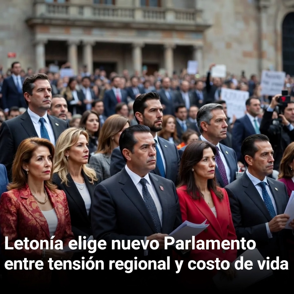 Letonia elige nuevo Parlamento entre tensión regional y costo de vida